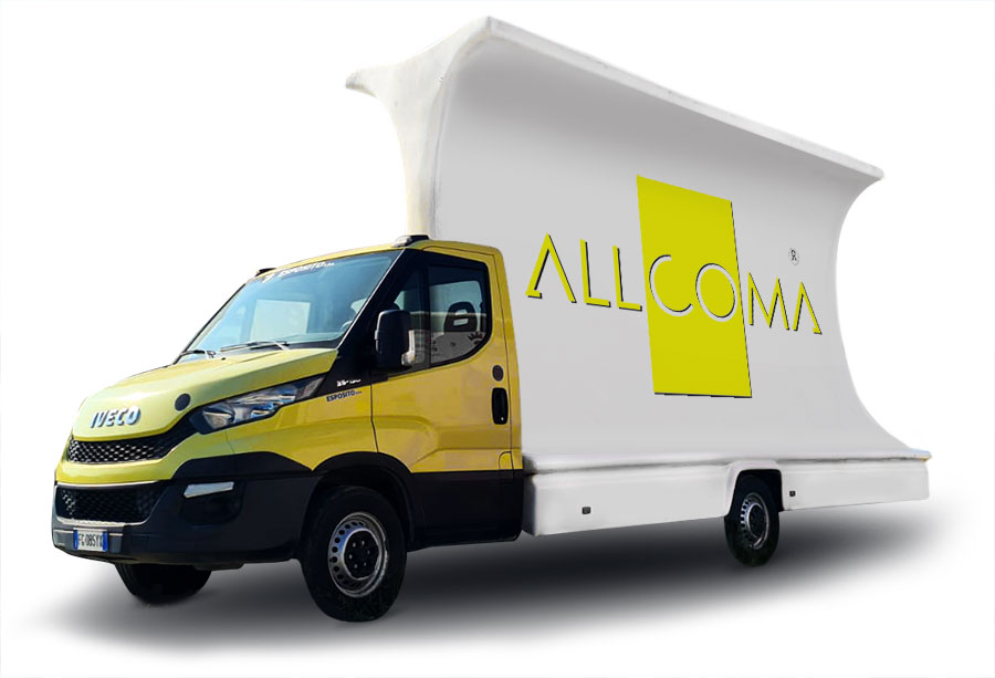 all.co.ma , camion vela per pubblicità